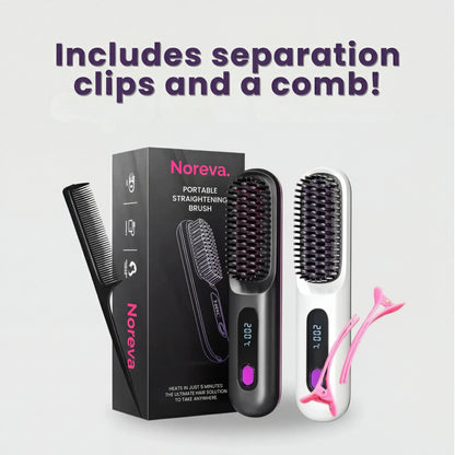 Portable Straightening Brush Noreva