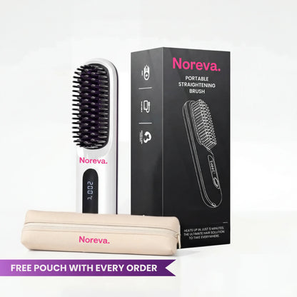 Portable Straightening Brush Noreva