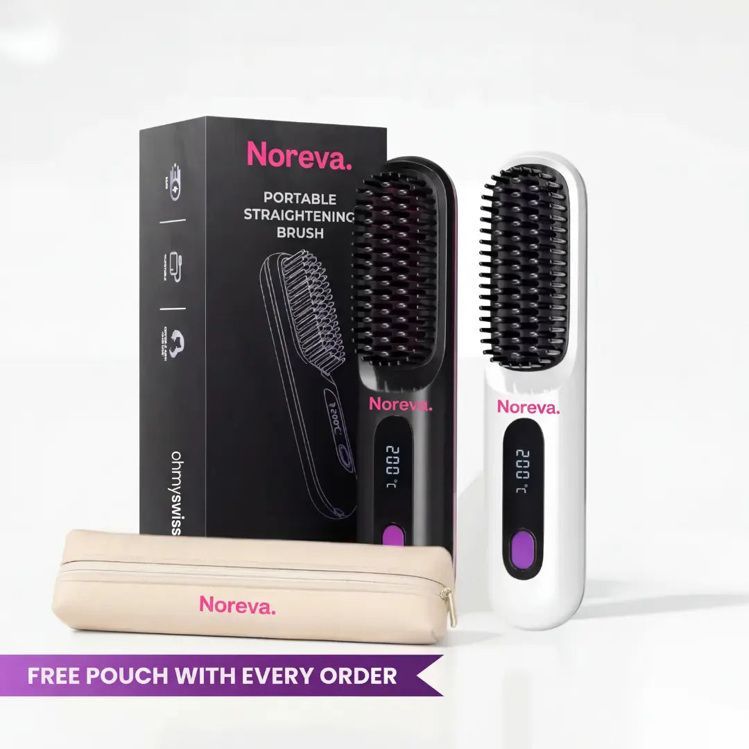 Portable Straightening Brush Noreva