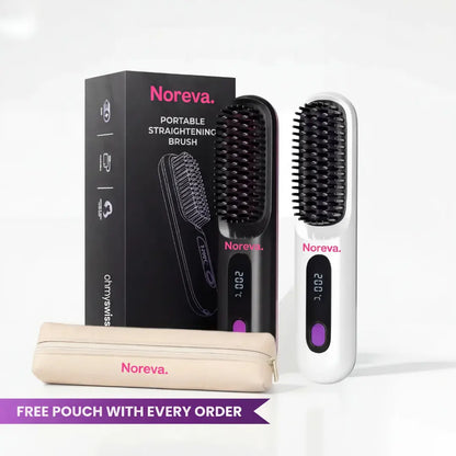 Portable Straightening Brush Noreva